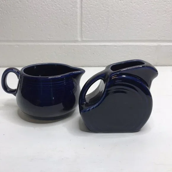 Fiesta Dining Fiestaware Cobalt Blue Creamer X2two Varieties Included Poshmark